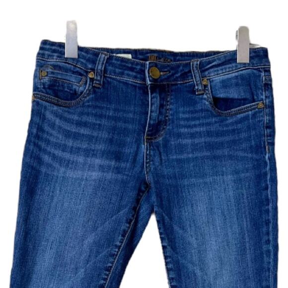 Kut from the Kloth Jeans Boyfriend Mid Rise Medium Wash Women’s Size 4P Petite - Picture 3 of 7